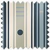 The British Stripe Co. William, Polzeath No.1 - Roman Blind